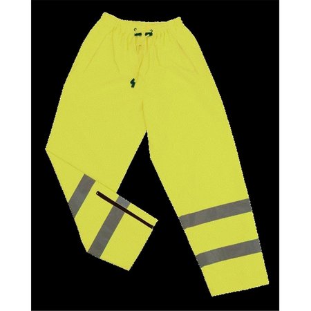 2W INTERNATIONAL Class E Waist Rain Pants - Lime, Small 2W1044